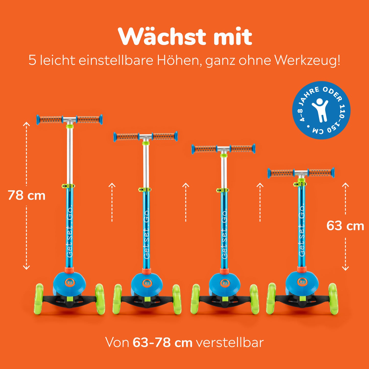 Trunki-Faltbarer-3-Rӓdriger-Roller-Klein-2-5-Jahre-(Blau)-bild6