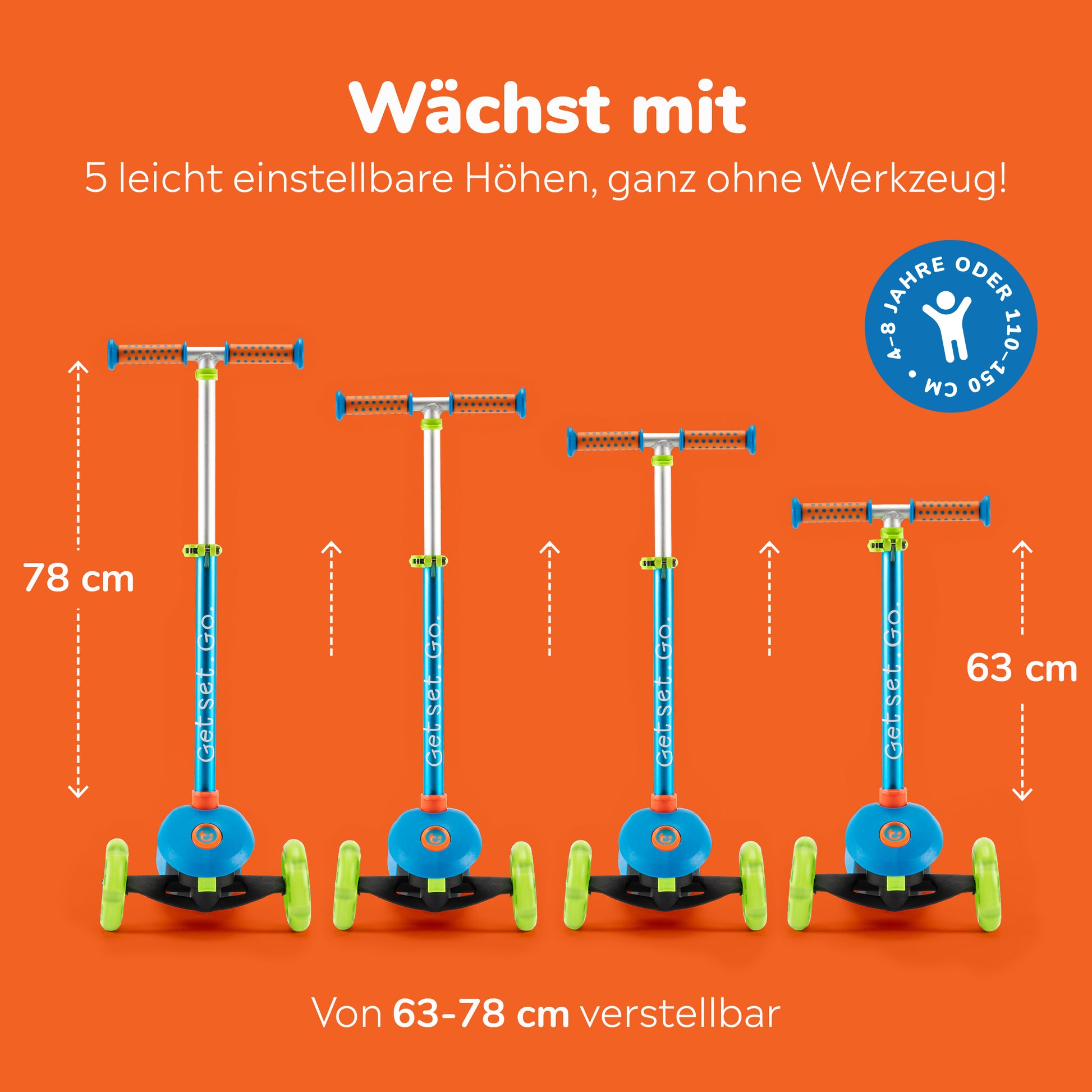 Trunki-Faltbarer-3-Rӓdriger-Roller-Klein-2-5-Jahre-(Blau)-bild6
