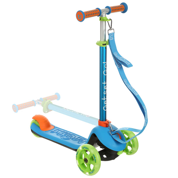 Trunki Faltbarer 3-Rӓdriger Roller Klein,  2-5 Jahre (Blau)