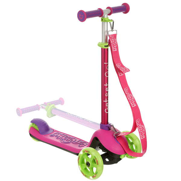 Trunki Faltbarer 3-Rӓdriger Roller Klein,  2-5 Jahre (Pink)