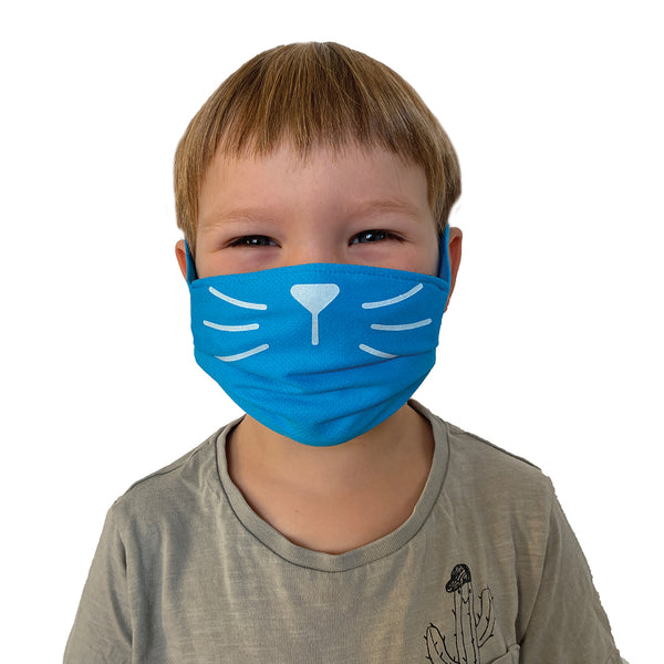 Wiederverwendbare Gesichtsmasken - Blau