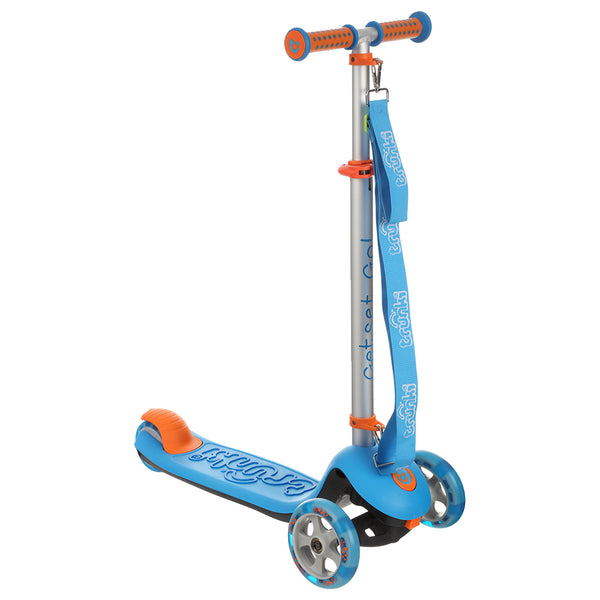 Trunki Faltbarer 3-Rӓdriger Roller Groβ, 4-7 Jahre (Blau)