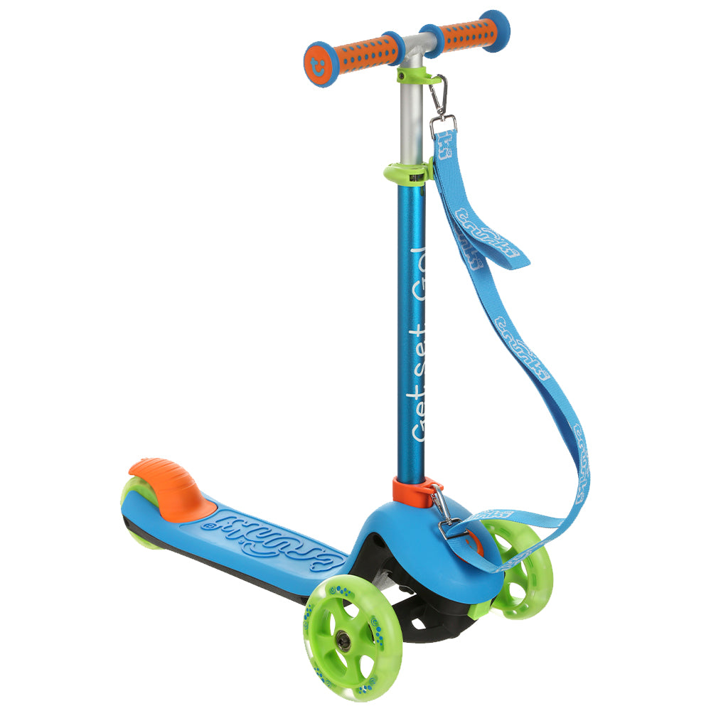 Trunki Faltbarer 3-Rӓdriger Roller Klein,  2-5 Jahre (Blau)