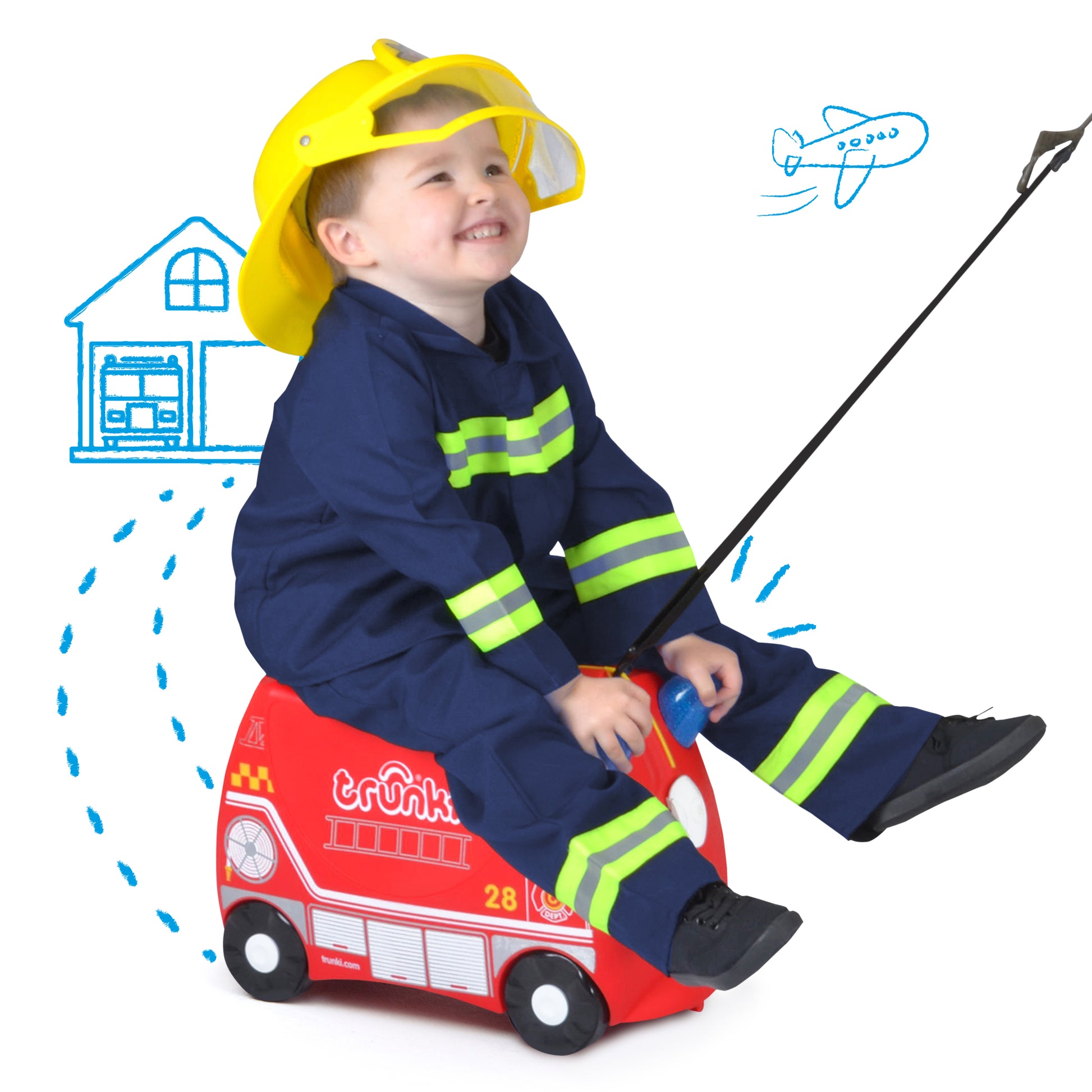 Frank The Fire Truck Child Luggage