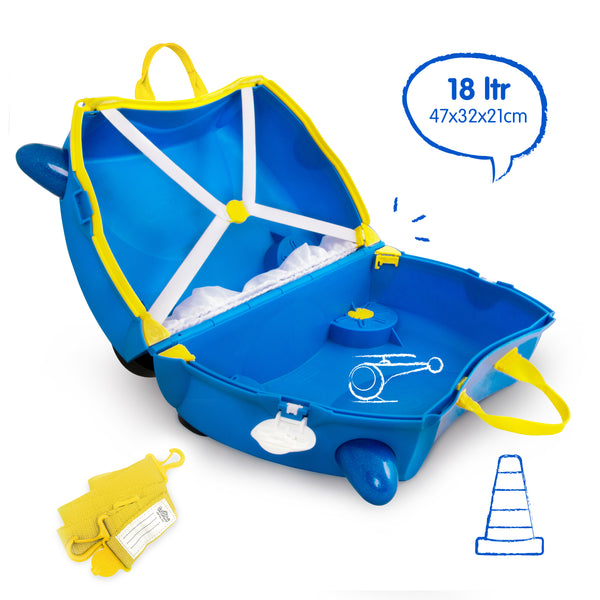 Percy das Polizeiauto Trunki Kinderkoffer