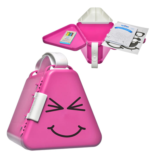 TeeBee Spielzeugkiste & Spieltablett - Pink